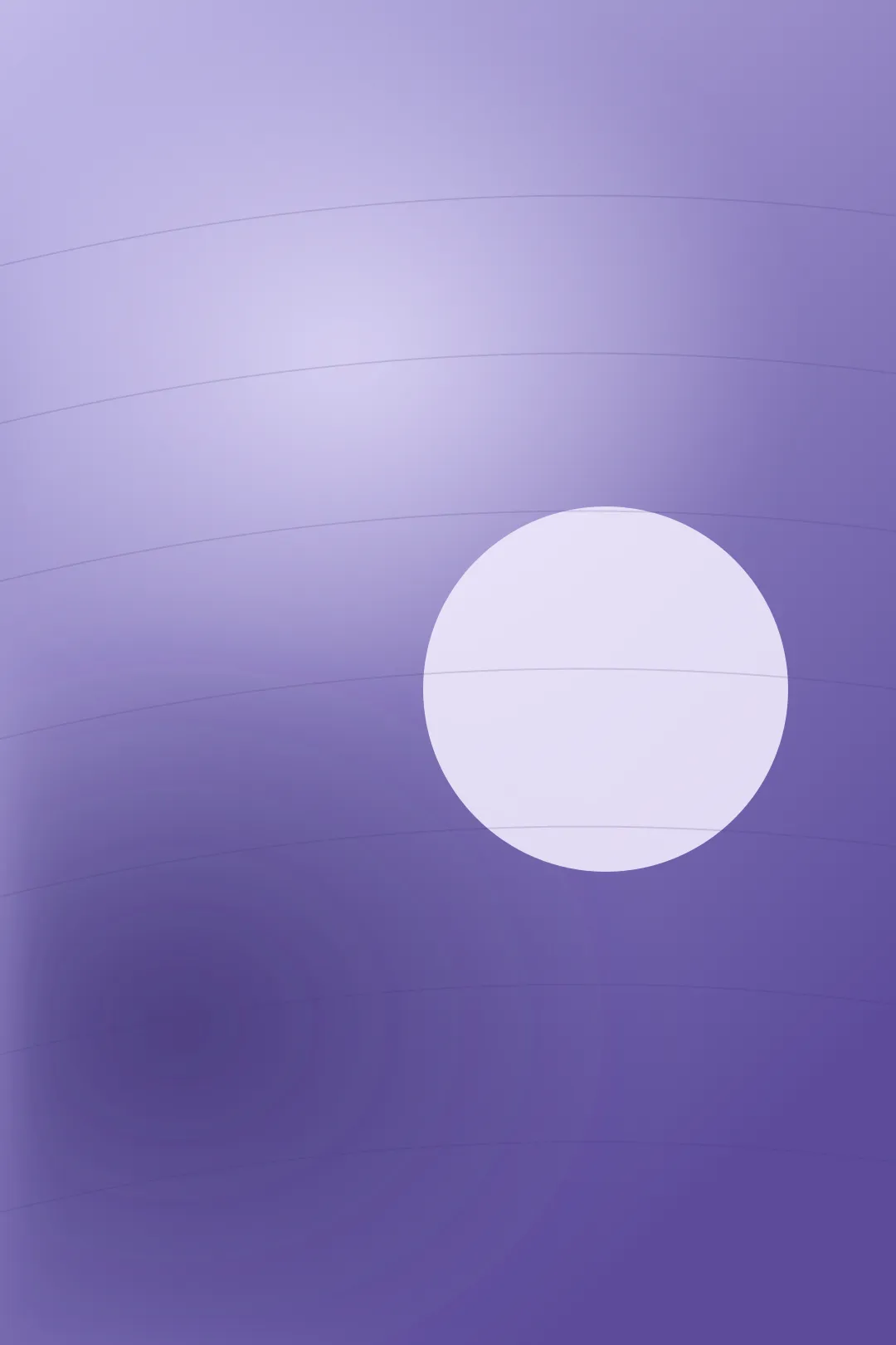 Violet dusk with two soft discs